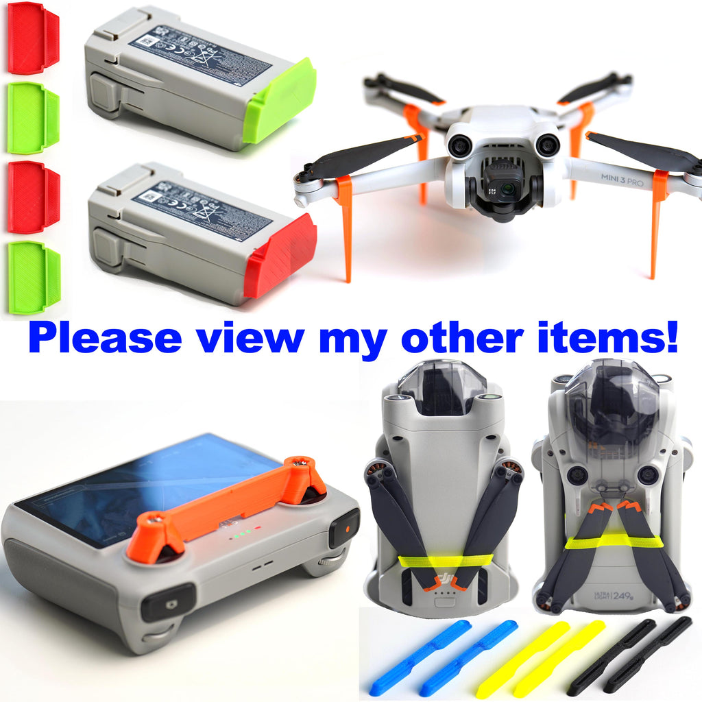 Akku Schutzkappen für DJI Mini 4 und Mini 3 Series Drohne, Battery Dus –  3dquad by Zacharias P.