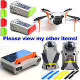 Akku Schutzkappen für DJI Mini 3 Pro Drohne, Battery Dustproof, Schutzabdeckung, Füllstandsindikator